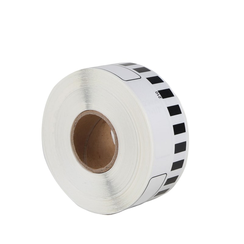 Brother White Paper Roll 12mm x 30.48. DK-22214. For use with QL-500, QL-550, QL-650TD and QL-1050 printers - Image 4