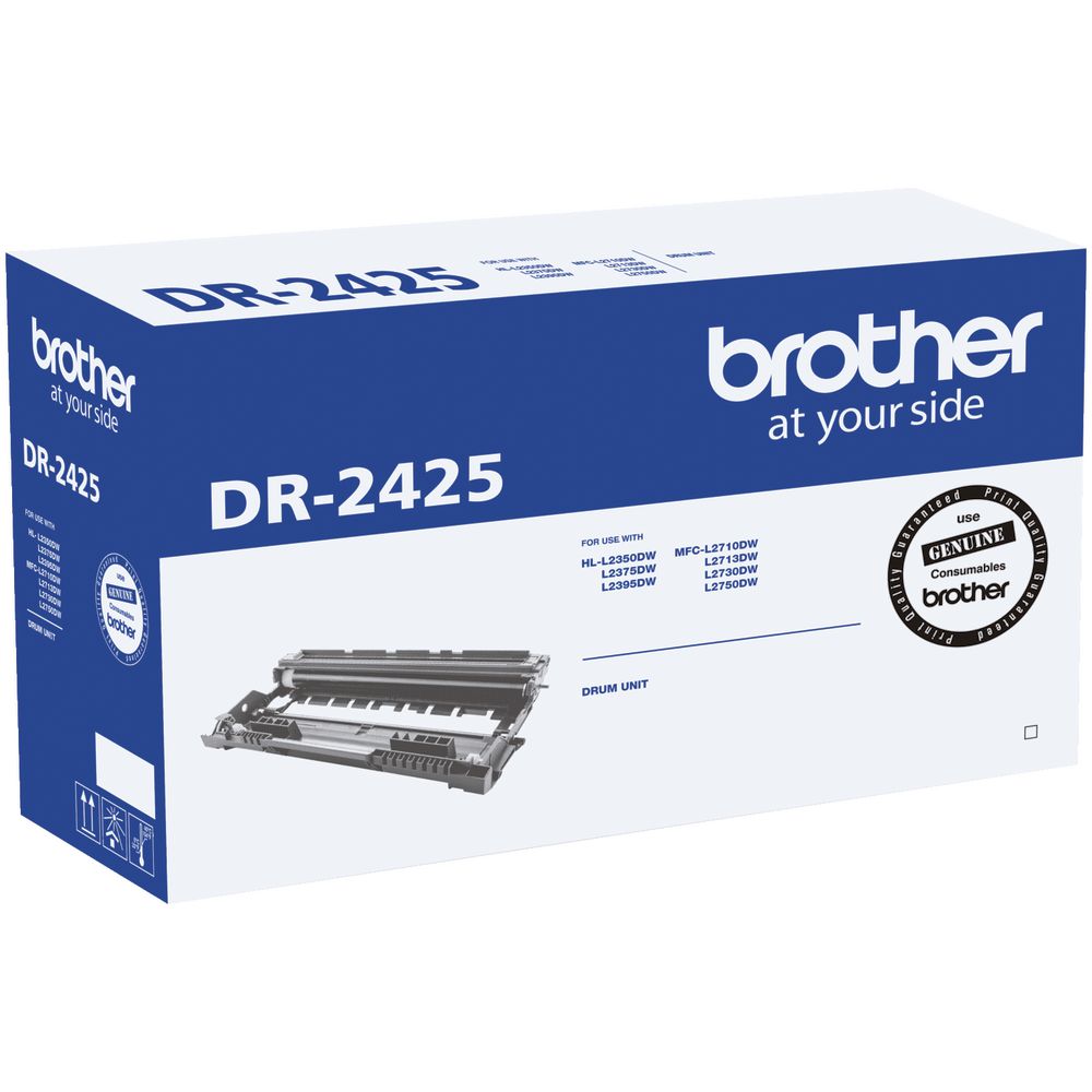Brother DR-2425 Mono Laser Drum- Standard Cartridge - HL-L2350DW/L2375DW/2395DW/MFC-L2710DW/2713DW/2730DW/2750DW- up to 12,000 pages - Image 5