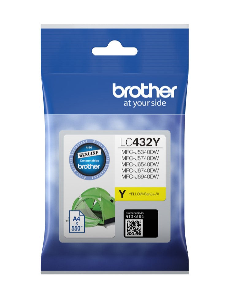 Brother YELLOW INK CARTRIDGE TO SUIT MFC-J5340DW/MFC-J5740DW/MFC-J6540DW/MFC-J6740DW/MFC-J6940DW -UP TO 550 PAGES - Image 1