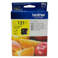 Brother LC-131Y Yellow Ink Cartridge - to suit DCP-J152W/J172W/J552DW/J752DW/MFC-J245/J470DW/J475DW/J650DW/J870DW - up to 300 pages - Image 2