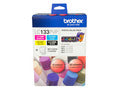 Brother LC-133 Photo Value Pack 1X Black 1XCyan 1XMagenta 1XYellow + 40 Sheets Photo Paper - Image 1