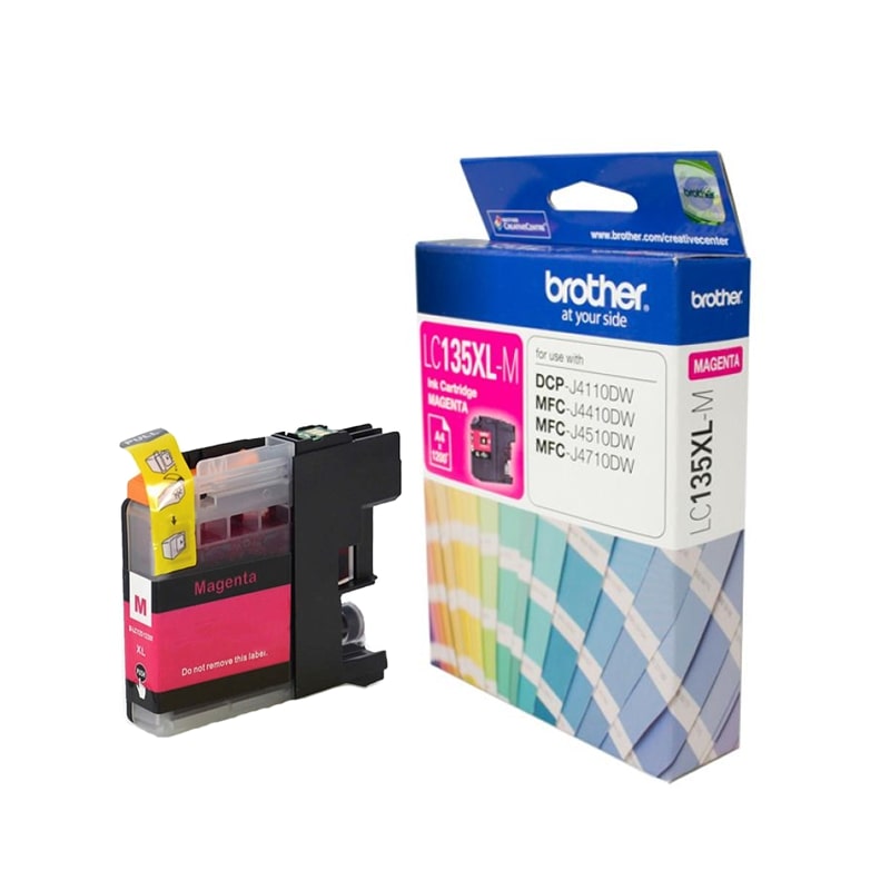 Brother LC-135XLM Magenta Ink Cartridge- MFC-J6520DW/J6720DW/J6920DW and DCP-J4110DW/MFC-J4410DW/J4510DW/J4710DW - up to 1200 pages - Image 4