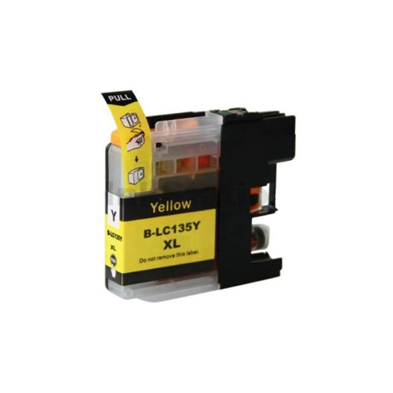 Brother LC-135XLY Yellow Ink Cartridge- MFC-J6520DW/J6720DW/J6920DW and DCP-J4110DW/MFC-J4410DW/J4510DW/J4710DW -  1200 pages - Image 2