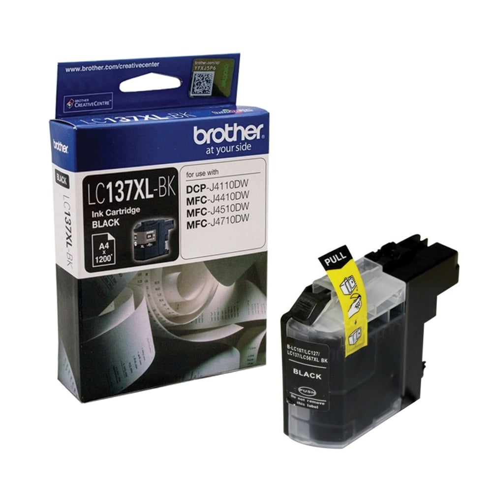 Brother LC-137XLBK  Black Ink Cartridge- DCP-J4110DW/MFC-J4410DW/J4510DW/J4710DW - up to 1200 pages - Image 4
