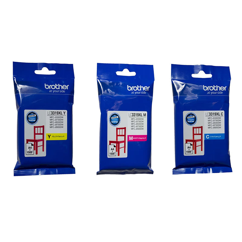 Brother LC-3319XL  Colour Value Pack 1X Cyan 1X Magenta 1X Yellow-MFC-J5330DW/J5730DW/J6530DW/J6730DW/J6930DW - up to 3000 P - Image 2