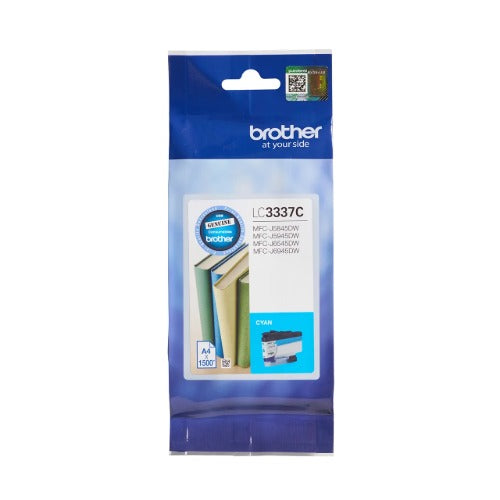 Brother LC3337C *NEW*CYAN INK CARTRIDGE TO SUITMFC-J5945DW/MFC-J6945DW/MFC-J5845DW/MFC-J6545DW-UP TO 1500 PAGES - Image 1