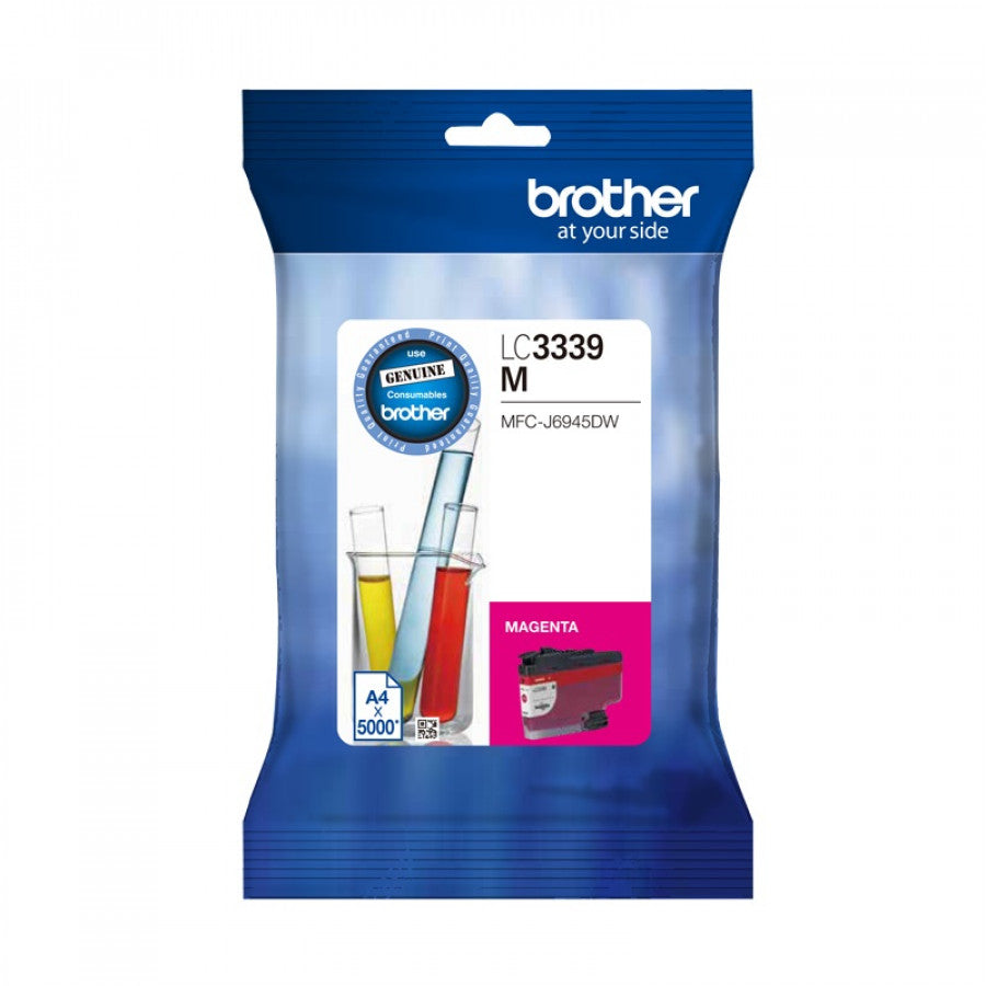 Brother LC-3339XLM Magenta Super High Yield Ink Cartridge to Suit MFC-J5845DW, MFC-J5945DW, MFC-J6545DW, MFC-J6945DW, upto 5000 Pages - Image 1