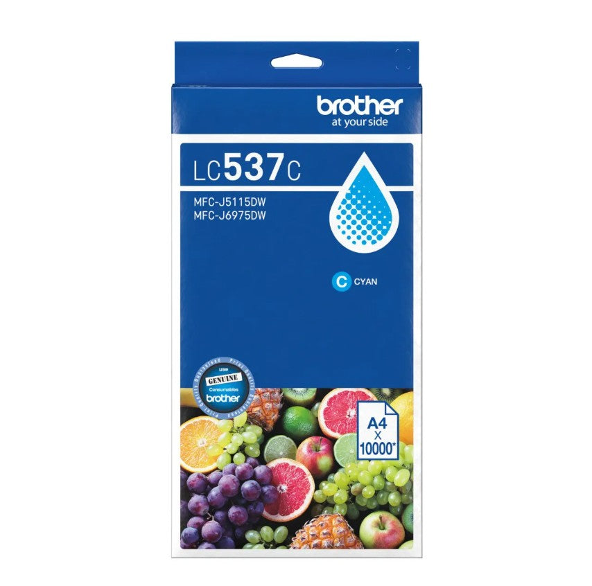 Brother *NEW* CYAN INK CARTRIDGE TO SUIT MFC-J6975DW -UP TO 10,000 PAGES - Image 1