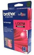 Brother LC-67M Megenta Ink Cartridge- to suit DCP-385C/395CN/585CW/6690CW/J715W, MFC-490CW/5490CN/5890CN/6490CW/6890CDW/790CW/795CW/990CW- up to 325 p - Image 1
