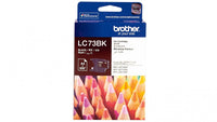 Brother LC-73BK Black High Yield Ink Cartridge- DCP-J525W/J725DW/J925DW, MFC-J6510DW/J6710DW/J6910DW/J5910DW/J430W/J432W/J625DW/J825DW - up to - Image 1