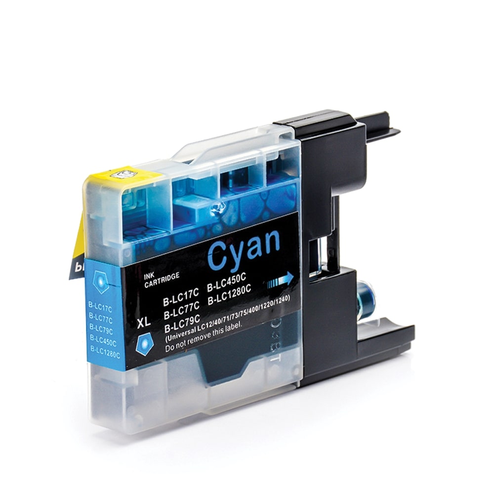 Brother LC-77XLC Cyan Super High Yield Ink Cartridge- MFC-J6510DW/J6710DW/J6910DW/J5910DW - up to 1200 pages - Image 2