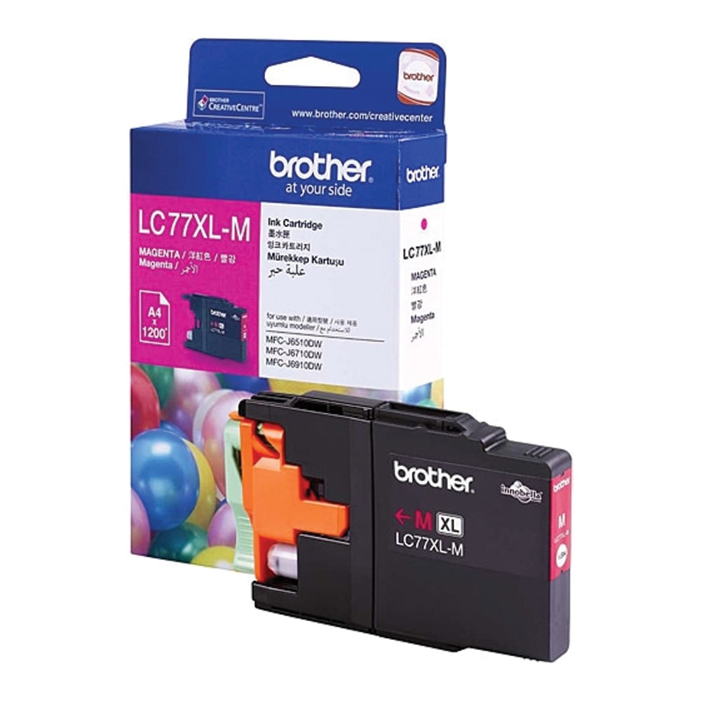 Brother LC-77XLM Magenta Super High Yield Ink Cartridge- MFC-J6510DW/J6710DW/J6910DW/J5910DW - up to 1200 pages - Image 3