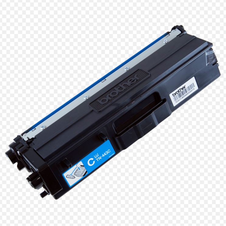 Brother TN-443C Colour Laser Toner- High Yield Cyan- to suit HL-L8260CDN/8360CDW MFC-L8690CDW/L8900CDW - 4,000Pages - Image 1