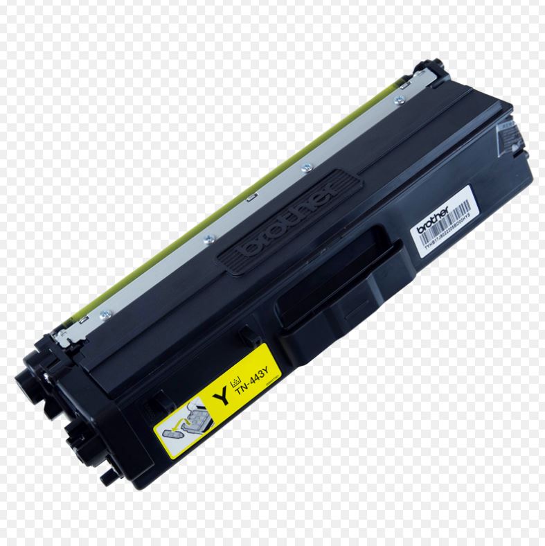 Brother TN-443Y Colour Laser Toner- High Yield Yellow- to suit HL-L8260CDN/8360CDW MFC-L8690CDW/L8900CDW - 4,000Pages - Image 1