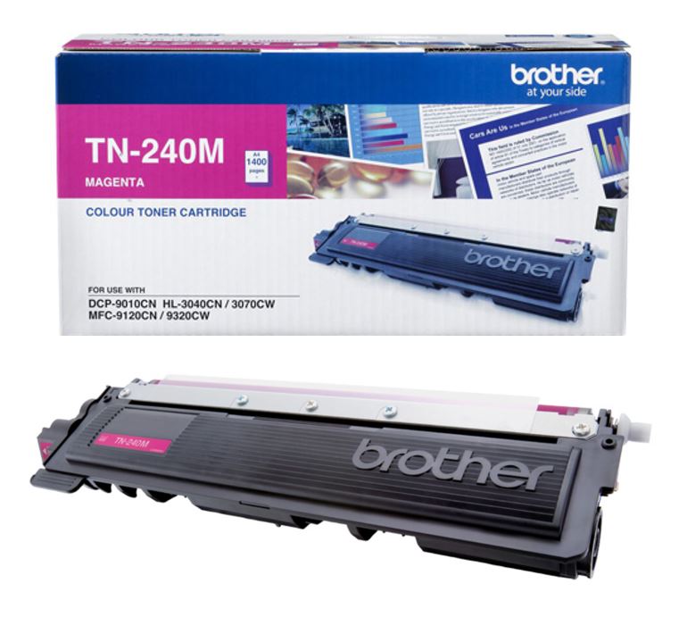 BrotherTN-240M COLOUR LASER TONER-MAGENTA TONER CARTRIDGE TO SUIT HL-3040CN/3045CN/3070CW/3075CW, DCP-9010CN, MFC-9120CN/9125CN/9320CW/9325CW-1,400 PG - Image 3