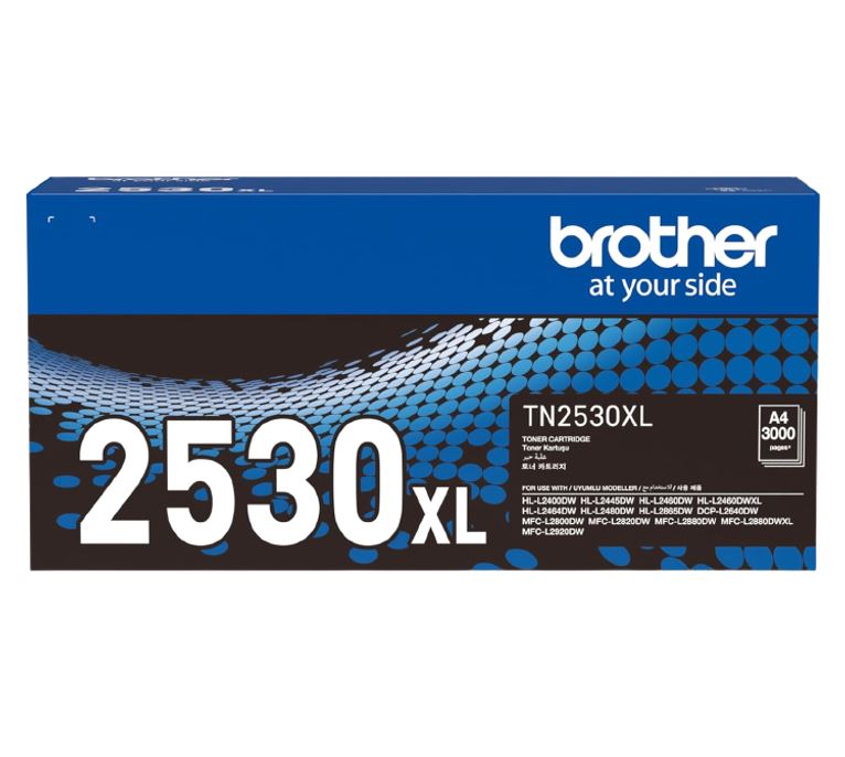 Brother TN-2530XL **NEW** MONO LASER TONER - HIGH YIELD CARTRIDGE TO SUIT MFC-L2880DWXL/MFC-L2920DW/MFC-L2880DW/MFC-L2820DW/DCP-L2640DW/MFC-L2800DW/HL - Image 2