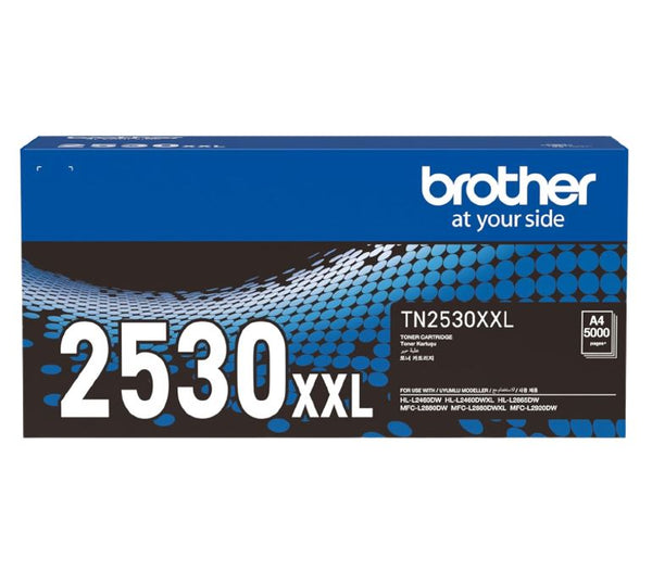 Brother TN-2530XXL **NEW** MONO LASER TONER - SUPER HIGH YIELD CARTRIDGE TO SUIT MFC-L2880DWXL/MFC-L2920DW/MFC-L2880DW/HL-L2460DWXL/HL-L2460DW - Up to