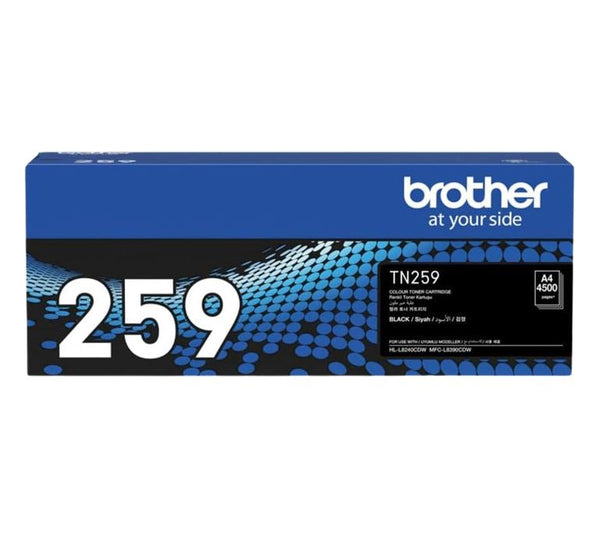 Brother TN-259BK **NEW** BLACK SUPER HIGH YIELD CARTRIDGE TO SUIT MFC-L8390CDW/HL-L8240CDW  -Up to 4500pages