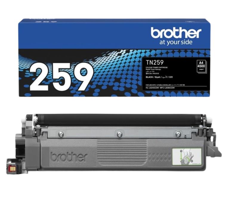Brother TN-259BK **NEW** BLACK SUPER HIGH YIELD CARTRIDGE TO SUIT MFC-L8390CDW/HL-L8240CDW  -Up to 4500pages - Image 3