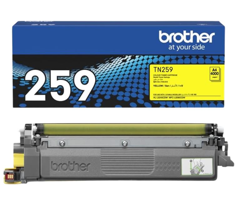 Brother TN-259Y **NEW** YELLOW SUPER HIGH YIELD CARTRIDGE TO SUIT MFC-L8390CDW/HL-L8240CDW -Up to 4000pages - Image 3