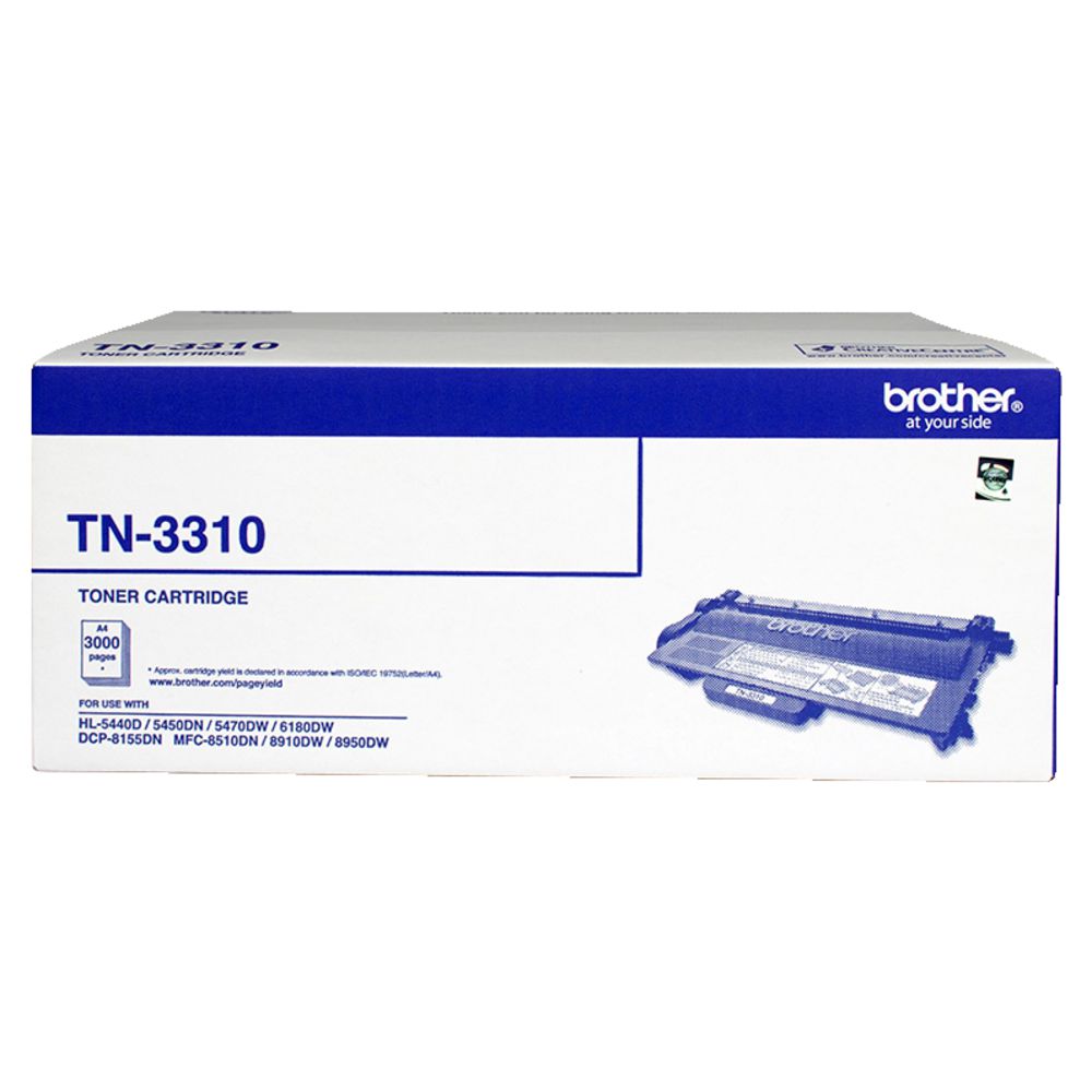 Brother TN-3310 Mono Laser Toner - Standard -HL-5440D/5450DN/5470DW/6180DW & MFC-8510DN/8910DW/8950DW & DCP-8155DN-up to 3000 pages - Image 2