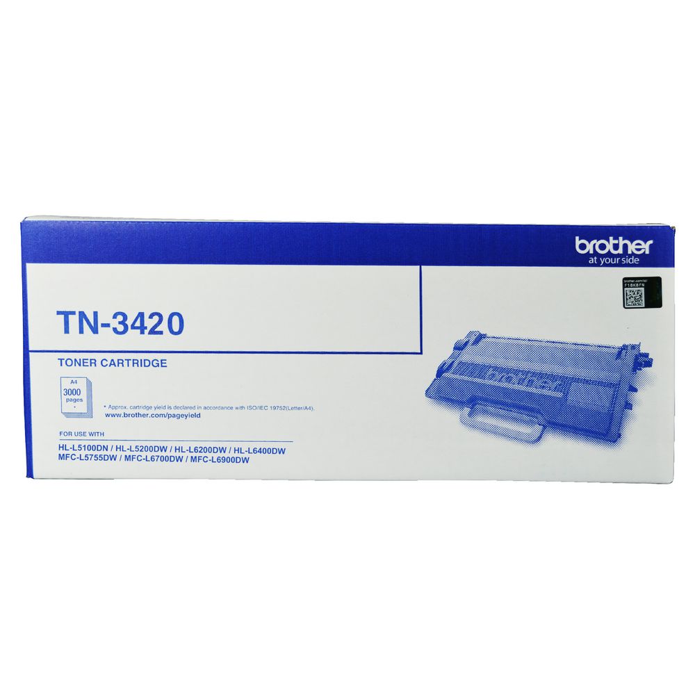 Brother TN-3420 Mono Laser Toner - High Yield to suit HL-L5100DN, L5200DW, L6200DW, L6400DW & MFC-L5755DW , L6700DW, L6900DWup to 3000 pages - Image 3