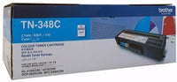 Brother TN-348C Colour Laser Toner - Super High Yield Cyan- HL-4150CDN/4570CDW, DCP-9055CDN, MFC-9460CDN/9970CDW - 6000 pages - Image 2