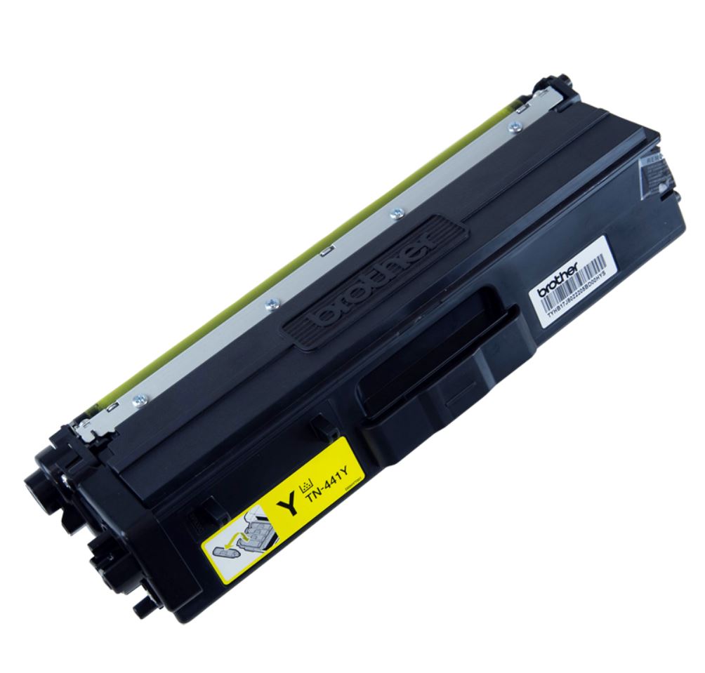 Brother TN-441Y Colour Laser Toner- Yellow Standard  Cartridge- HL-L8260CDN/8360CDW MFC-L8690CDW/L8900CDW - 1,800 Pages - Image 2