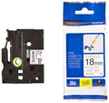 Brother 18mm Black on White FlexibleTZE Tape - Image 1