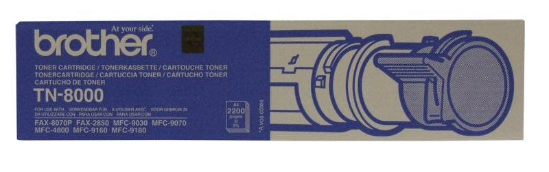 Brother TN-8000Black Toner 2200 Page, For FAX-2850 - Image 2