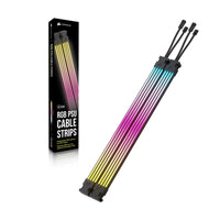 Corsair ARGB PSU Cable Strips: 2x230mm, 100 ARGB LEDs/strip, 5V ARGB/iCUE - Image 5