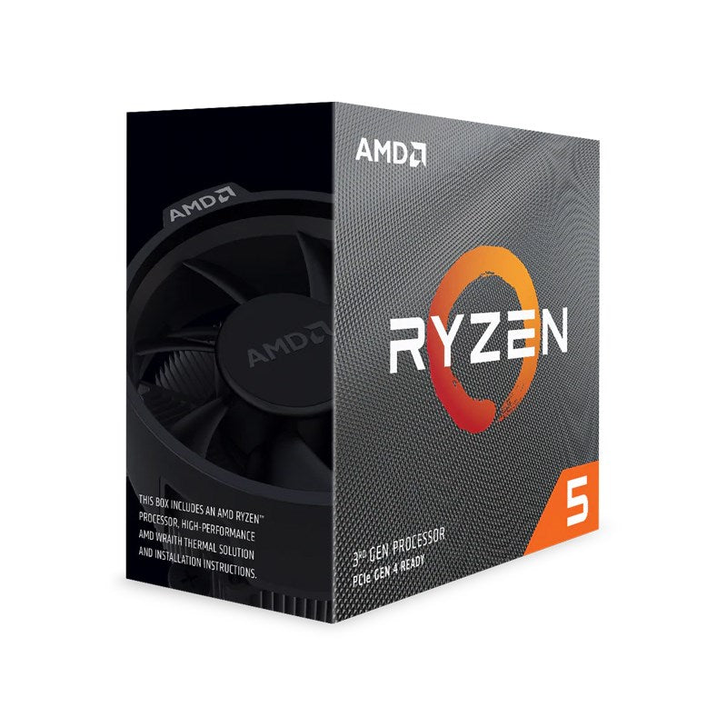AMD Ryzen 5 3600, 6 Core AM4 CPU, 3.6GHz 4MB 65W w/Wraith Stealth Cooler Fan (AMDCPU)(AMDBOX) - Image 1