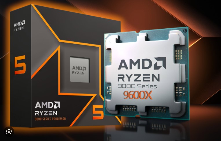 AMD Ryzen 5 9600X 6Cores/12Threads, 65 watts, Max Boost Clock 5.4 GHz, PCIE 5.0, 32MB Cache, Radeon™ Graphics, 2200 MHz Frequency - Image 2