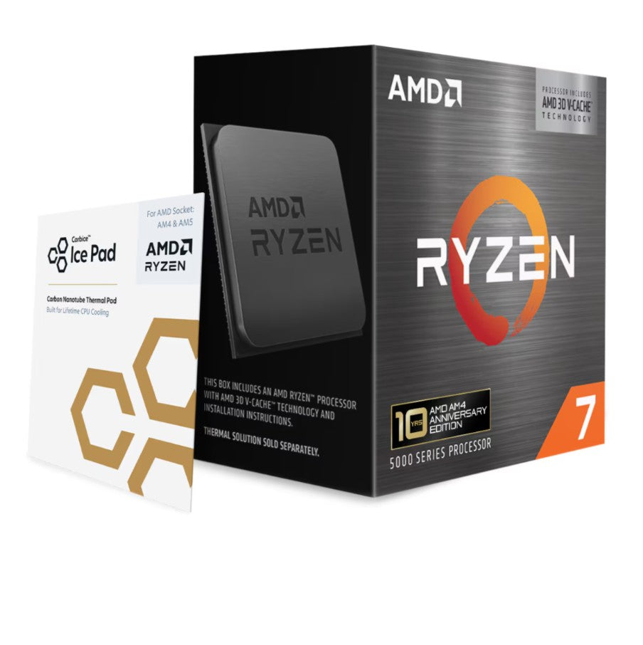 AMD Ryzen 7 5800X3D 8 cores / 16 threads 3.4 GHz AM4 3.4–4.5GHz, 96MB  PCIe 4.0 - Image 1