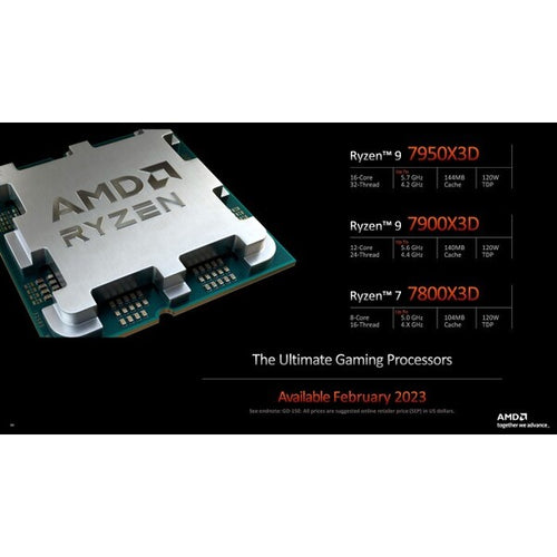 AMD Ryzen 7 7800X 3D, 8 Cores/16 Threads without cooler (AM5) (Ryzen7000) (AMDCPU) - Image 2