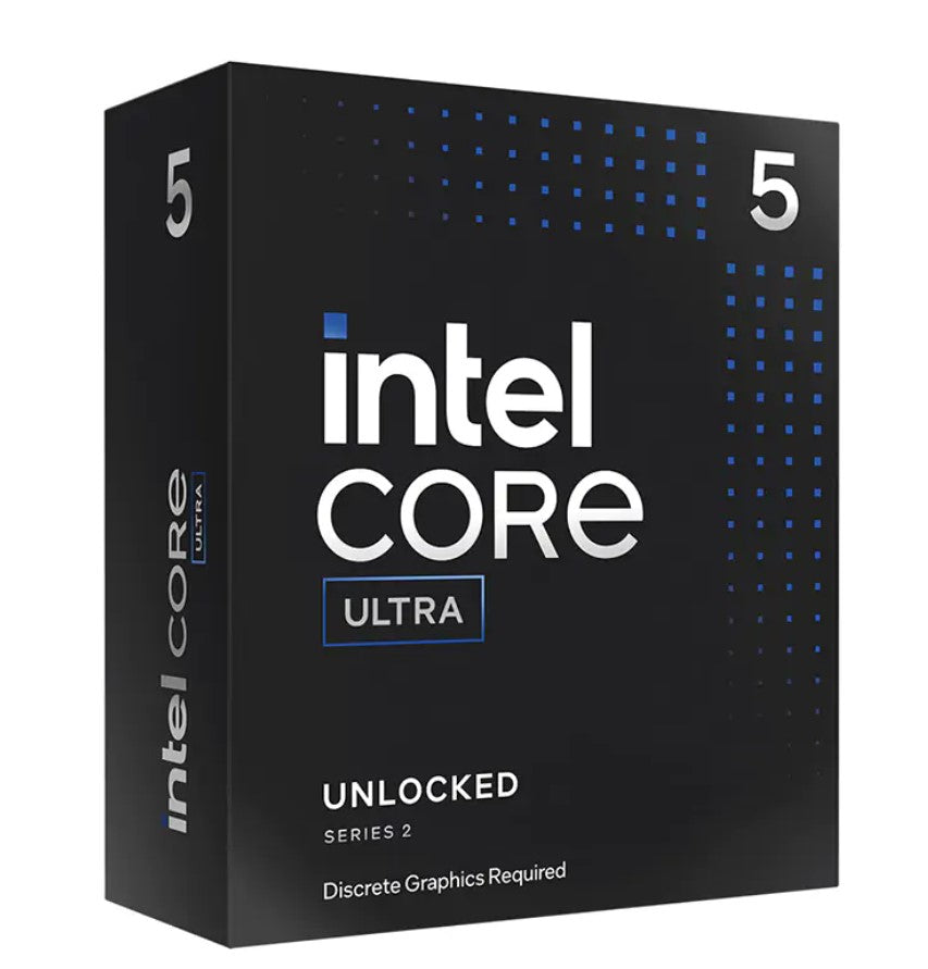 Intel Core Ultra 5 Processor 245KF LGA1851 (24M Cache, Up to 5.20 GHz)(15th Gen) Please note: No CPU Cooler Included - Image 1