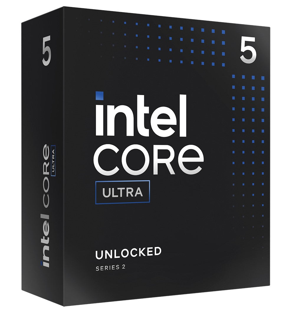Intel Core Ultra 5 Processor 245K LGA1851 (24M Cache, Up to 5.20 GHz)(15th Gen), Integrated Graphics.  Please note: No CPU Cooler Included - Image 1