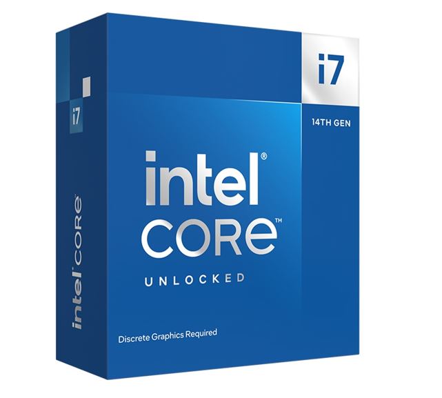 (LS)Intel i7 14700KF CPU 4.3GHz (5.6GHz Turbo) 14th Gen LGA1700 20-Cores 28-Threads 33MB 125W Graphic Card Required Unlocked Retail Raptor Lake no Fan
