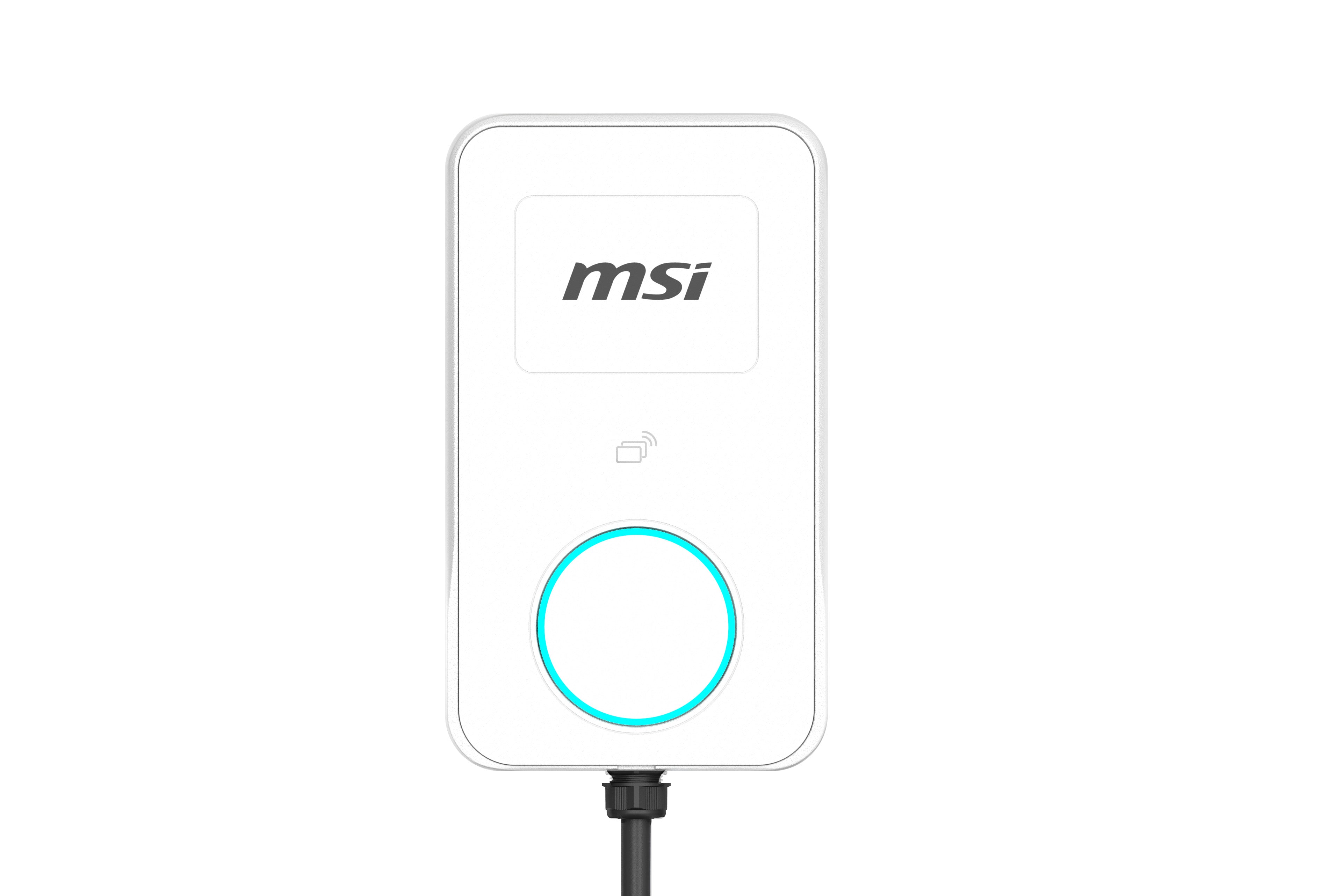 MSI Eco Life Home 22kW (White), 22kW 3-phase 380–415V 32A; 7/11kW 1-phase; OCPP2.0.1; IP65/IK08; 5in display; WiFi; app; RFID opt - Image 4