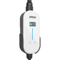 MSI Portable EV Charger White Ezgo 10A+15A+Home kit, Single Phase, 230V, 1PH, 2.3KW & 3.4KW, 5M Type 2 Charging gun, 1.8'LCD,  IP66, 1.5T, Bluetooth - Image 1
