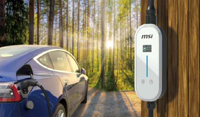 MSI Portable EV Charger White Ezgo 10A+15A+Home kit, Single Phase, 230V, 1PH, 2.3KW & 3.4KW, 5M Type 2 Charging gun, 1.8'LCD,  IP66, 1.5T, Bluetooth - Image 3