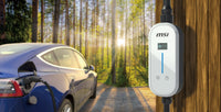 MSI Portable EV Charger White Ezgo 10A+15A+Home kit, Single Phase, 230V, 1PH, 2.3KW & 3.4KW, 5M Type 2 Charging gun, 1.8'LCD,  IP66, 1.5T, Bluetooth - Image 3