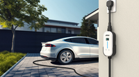 MSI Portable EV Charger White Ezgo 10A+15A+Home kit, Single Phase, 230V, 1PH, 2.3KW & 3.4KW, 5M Type 2 Charging gun, 1.8'LCD,  IP66, 1.5T, Bluetooth - Image 4