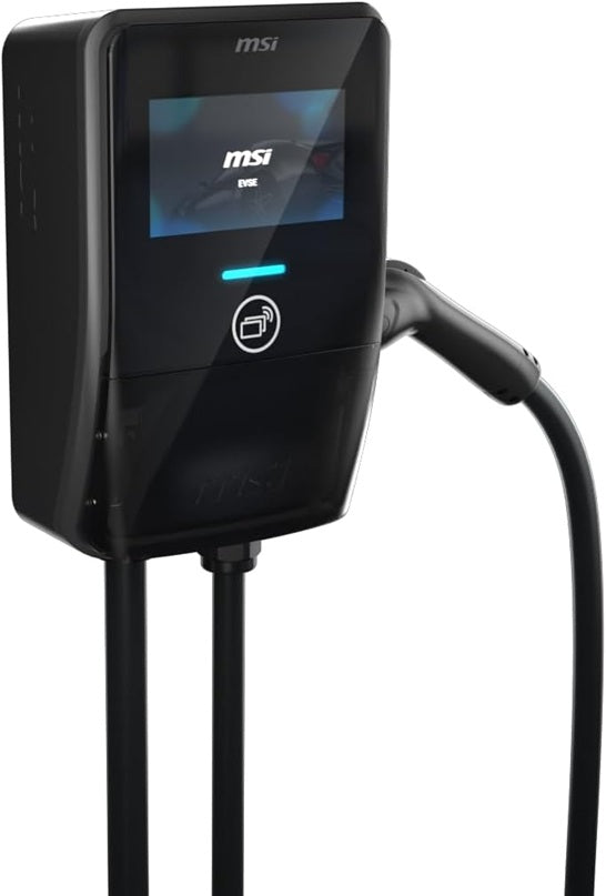 MSI Smart EV Charger EV Premium V2, Single Phase 32A, 7.4KW ,5M Type 2 Charging gun,  7" IPS,  IP55 (Charger) / IP67 (charging gun) - Image 2