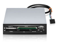 Astrotek 3.5" Internal Card Reader Black All In One USB2.0 Hub CF MS SD Flash Memory Card - Image 2