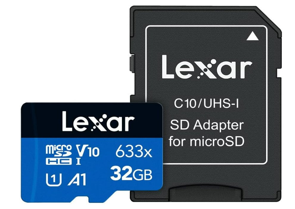 Lexar High-Performance 633x 32GB microSDHC™/ microSDXC™ UHS-I Card BLUE Series without adaptor including 1080p Full-HD, 3D, and 4K - Image 1
