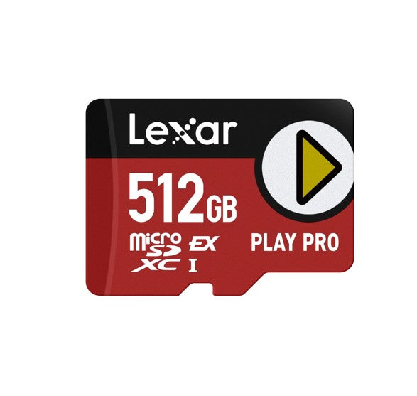 Lexar PLAY PRO microSDXC™ Express Card 512GB, microSDXC, high performance, microSD Express, up to 900MB/s read and 600MB/s write - Image 2