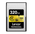 Lexar Professional  CFexpress ™Type  A  card Gold series 320GB -- CFexpress Type A Professional  Gold Series, up to  900MB/s read, 800MB/s write - Image 1
