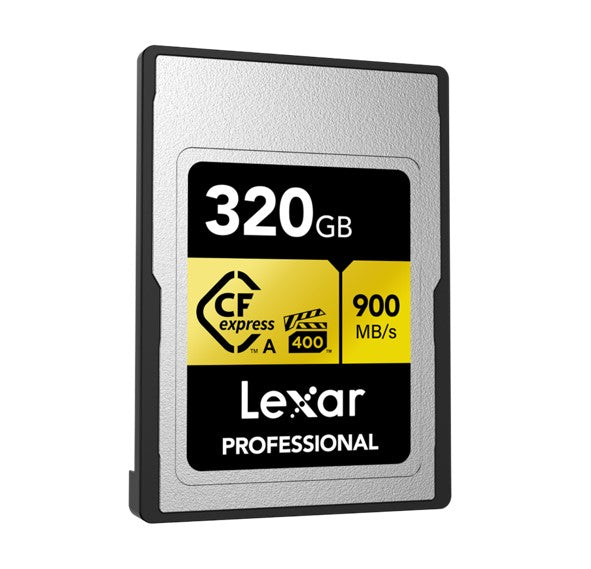 Lexar Professional  CFexpress ™Type  A  card Gold series 320GB -- CFexpress Type A Professional  Gold Series, up to  900MB/s read, 800MB/s write - Image 2