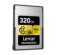 Lexar Professional  CFexpress ™Type  A  card Gold series 320GB -- CFexpress Type A Professional  Gold Series, up to  900MB/s read, 800MB/s write - Image 2
